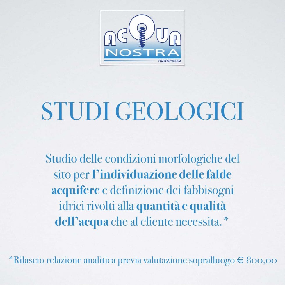 Geological Studies - Acquanostra by Achenza Roberto
